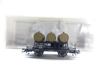 Brawa H0 2093 Latrinenwagen #61043, Württemberg, DC, NEM, NEU in OVP #67475
