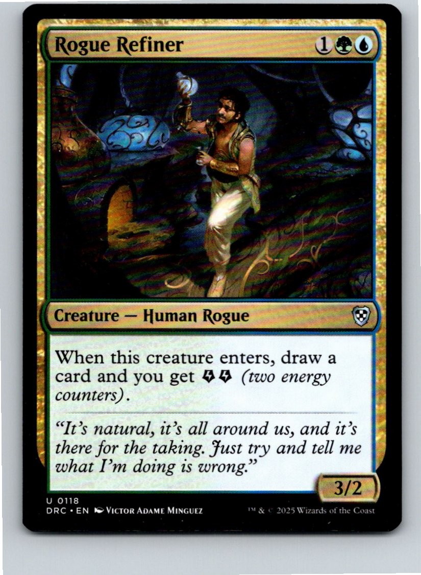 Magic the Gathering Rogue Refiner Commander: Aetherdrift MTG Free Shipping!