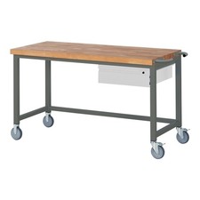 STIER Fahrbare Werkbank Premium mit 1 Schublade BxTxH 1500x700x880 mm