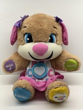 Fisher-Price Laugh Learn Smart Stages Sis Interactive Plush Puppy Pink Dress