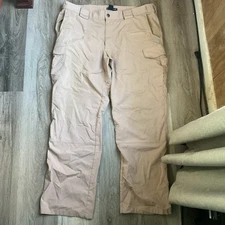 5.11 Tactical Pants Mens 40x32 Khaki Tan Stretch Cargo Utility Outdoor
