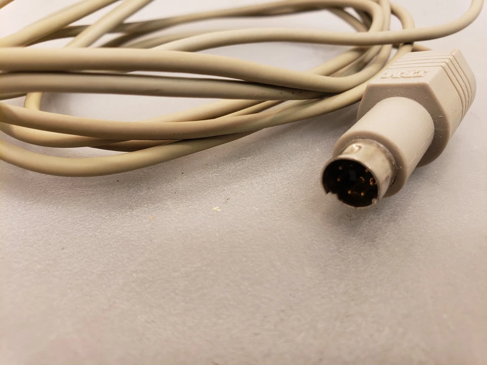 Vintage Retro IBM Mouse Mechanical Ball 96F9258 96F9275 Wired PS/2 *Tested - Image 2 of 4