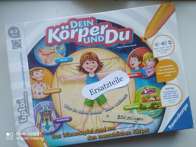   BSH    tiptoi Spiel  Dein KÖRPER und DU    Ersatzteile  AUSWÄHLEN