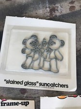 Lot Of 5 Vintage  stained glass  Suncatchers New