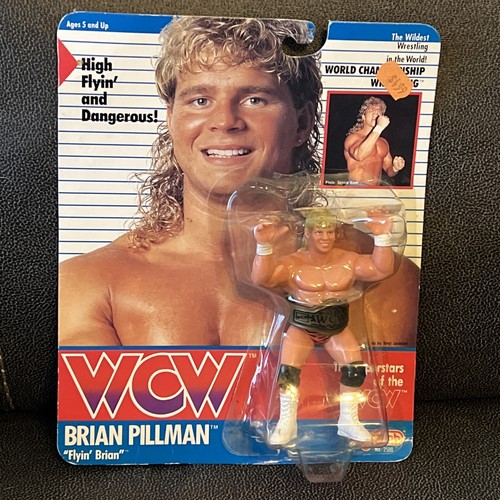 Vintage Galoob WCW Flyin Brian Pillman NOS...