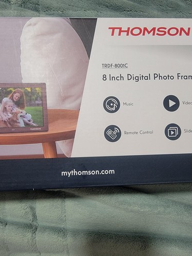 8" Digital Picture Frame with Remote Control, 1280 * 800 IPS Full View Wooden - Picture 8 of 8