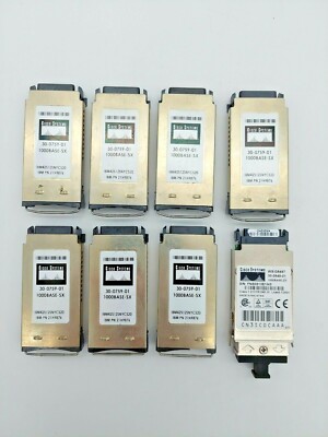 Used Cisco Systems Lot: 7 1000BASE-SX Units, 1 1000BASE-ZX Unit, FREE Shipping!