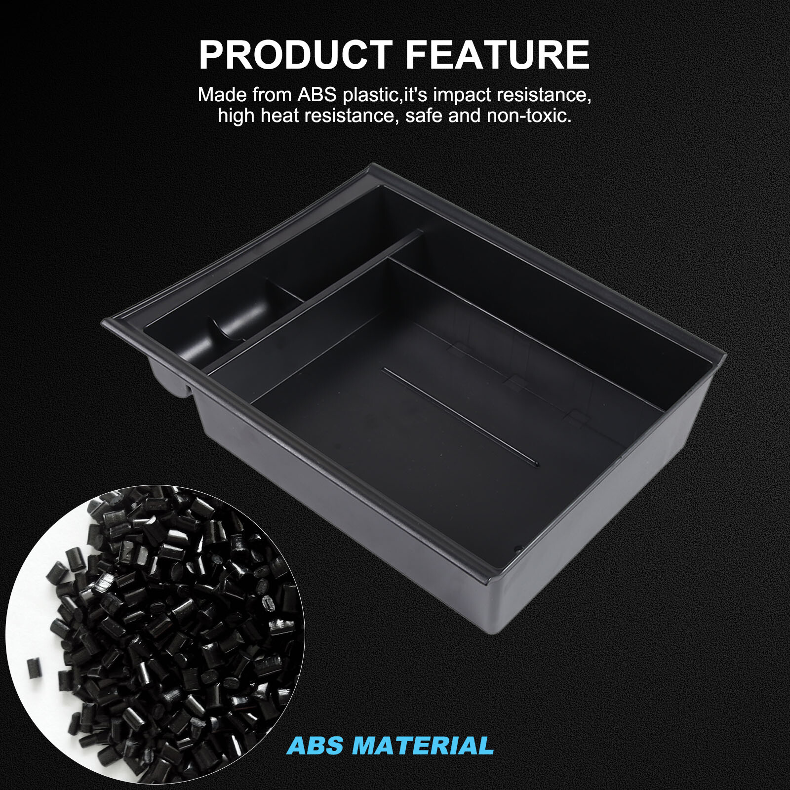 Car Center Console Armrest Box Storage Box Tray For Honda Pilot 2015-2022