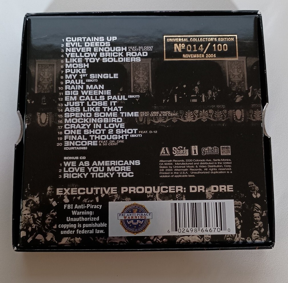 Eminem Encore - Signed Autograph - Universal Edition - COA