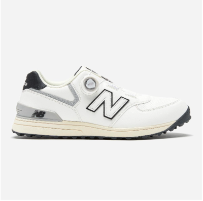New Balance 574 Golf Boa Shoes Beige Limited Quantity UGBS574H