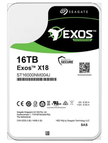 For Seagate ST16000NM004J Exos X18 Hard Drive 16 TB 16TB HDD 512E 4KN SAS - Picture 1 of 2