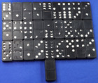 Magna Domino Set 28 piece Double Six Box Vintage 225 The Embossing Co Halsam USA — photo 4