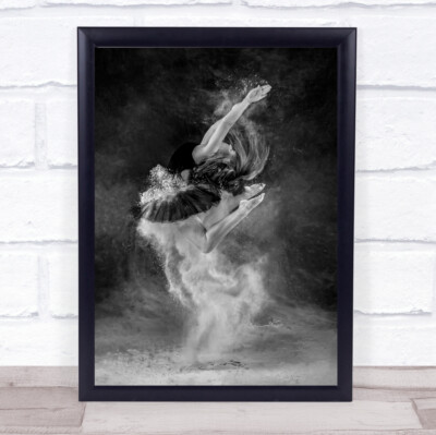 Eurythmic Ballet Ballerina Dancer Acrobatics Model Wall Art Print