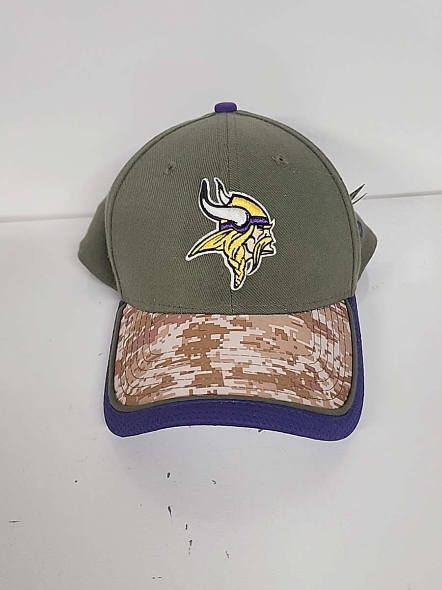 Minnesota Vikings Digital Camo Military Appreciation Hat/Cap -Size
