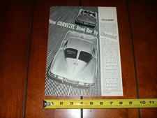 1963 CORVETTE STING RAY ORIGINAL AD