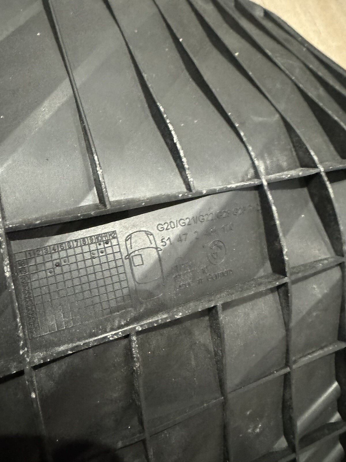 BMW Genuine Rubber Floor Mats Front and Rear for G20 3 Series eBay