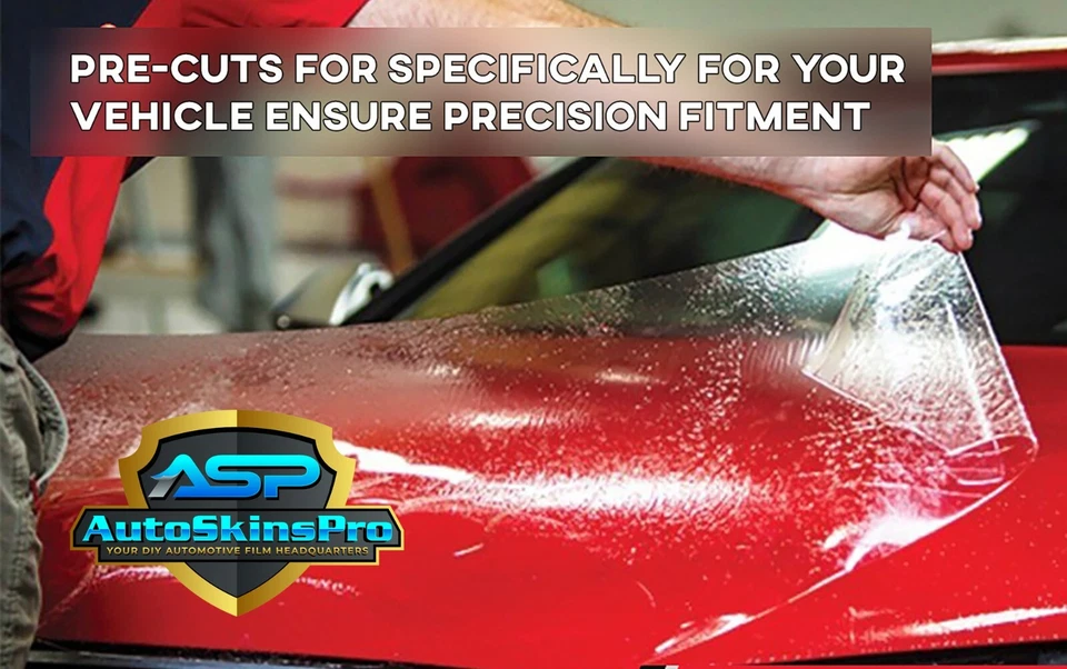 Precut Paint Protection Film for 2021-2025 Lexus IS300 Sport Sedan Front Bumper - Image 4 of 4