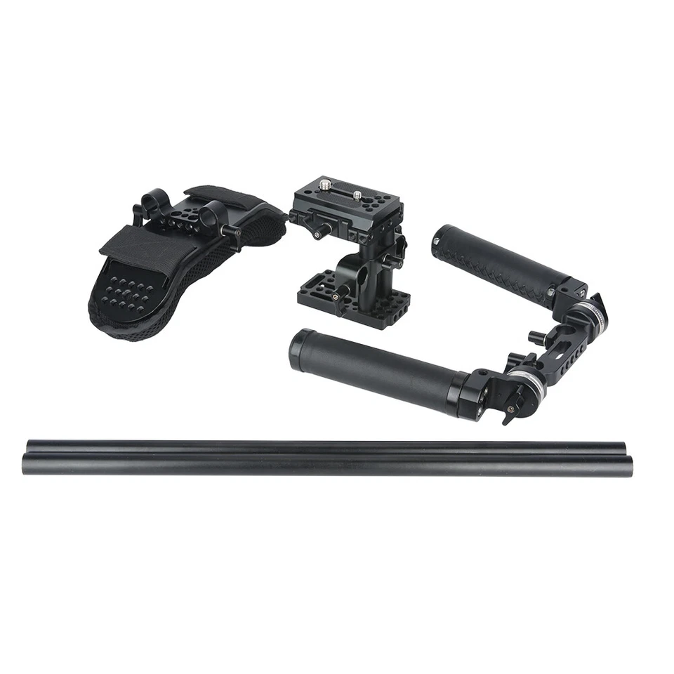Niceyrig Shoulder Pad Kit 15mm Rod Support System with Arri Rosette Handle Grip - Image 4 of 4