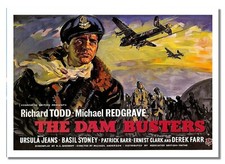 The Dam Busters Todd Redgrave Old Movie Vintage Film Poster Cinema Stars Photo