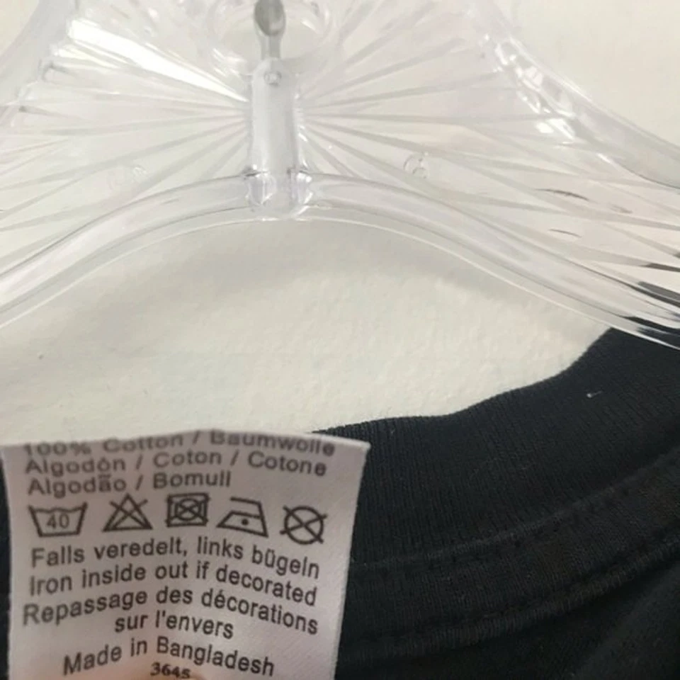 James & Nicholson Biker/Moto black hot rod shirt men's slim fit xxl - Image 3 of 4