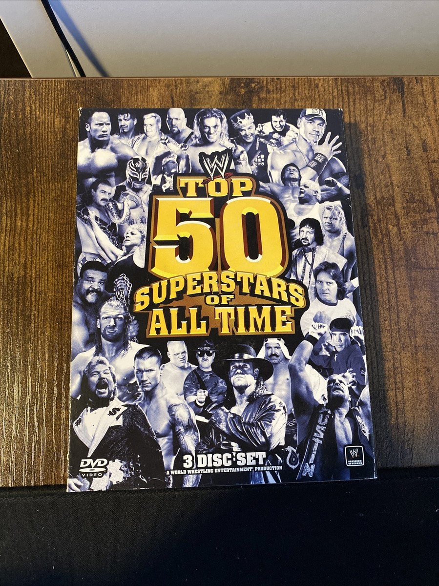 WWF/WWE/NWA: The Top 50 Superstars of All Time (DVD, 2010, 3
