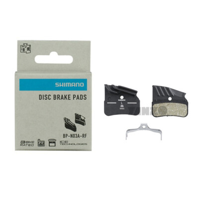 Shimano N03A Finned Resin Disc Brake Pad with Spring for sale