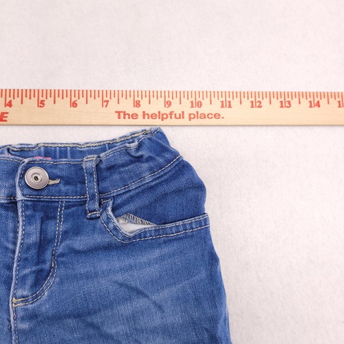 Place Super Skinny Casual Button Zip Denim Medium Wash Jeans Girls Size 6 Blue - Picture 9 of 11