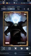 Topps Marvel Collect Gold Base Rare MYSTERIO Ultimate Universe Digital