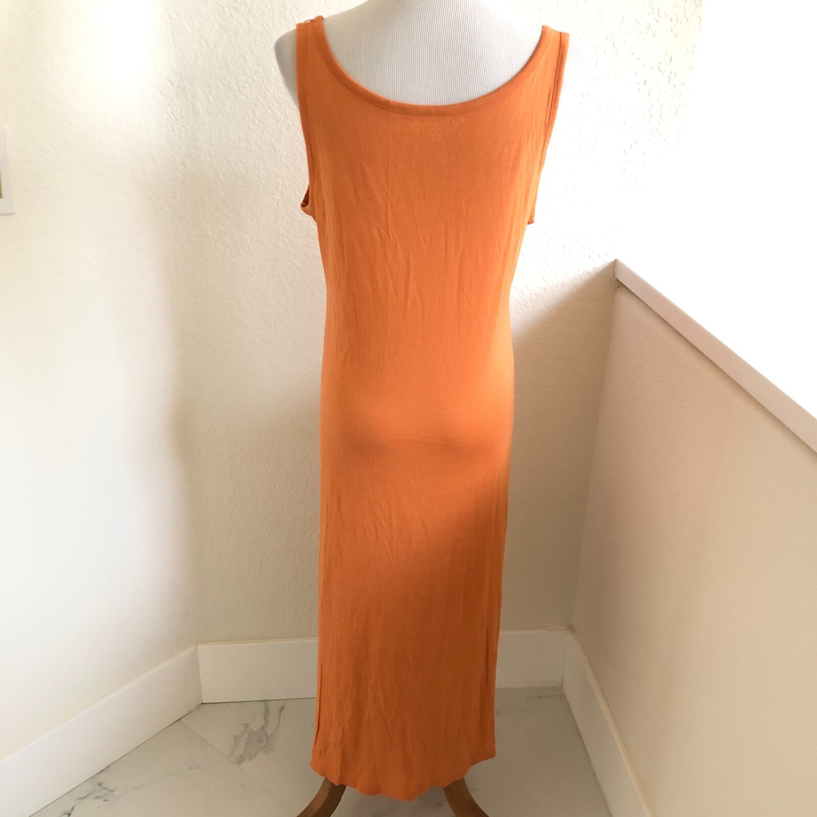 Soft Surroundings Women Orange Lining Basic Maxi … - image 6
