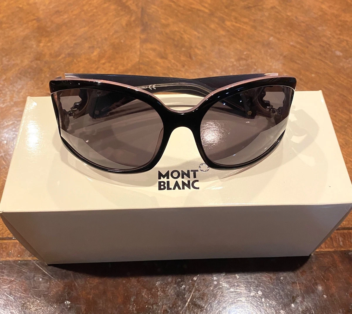 Montblanc‎ Polarize Sunglasses Black Womens MB371S 01B 57-17 140 w/ Leather Case Montblanc Polarized Sunglasses for Women for sale | eBay main image 4