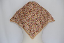 Authentic LIBERTY hand rolled cotton scarf bandanna neckerchief vintage Floral
