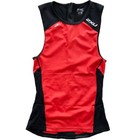 New 2XU Men Perform Rear Zip Tri Singlet Medium Triathlon Top Race Train MT4850a