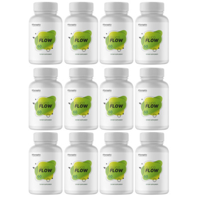 GLUCOFLOW Glucose Support Supplement Blood Sugar - 720 Capsules, 12 Bottles