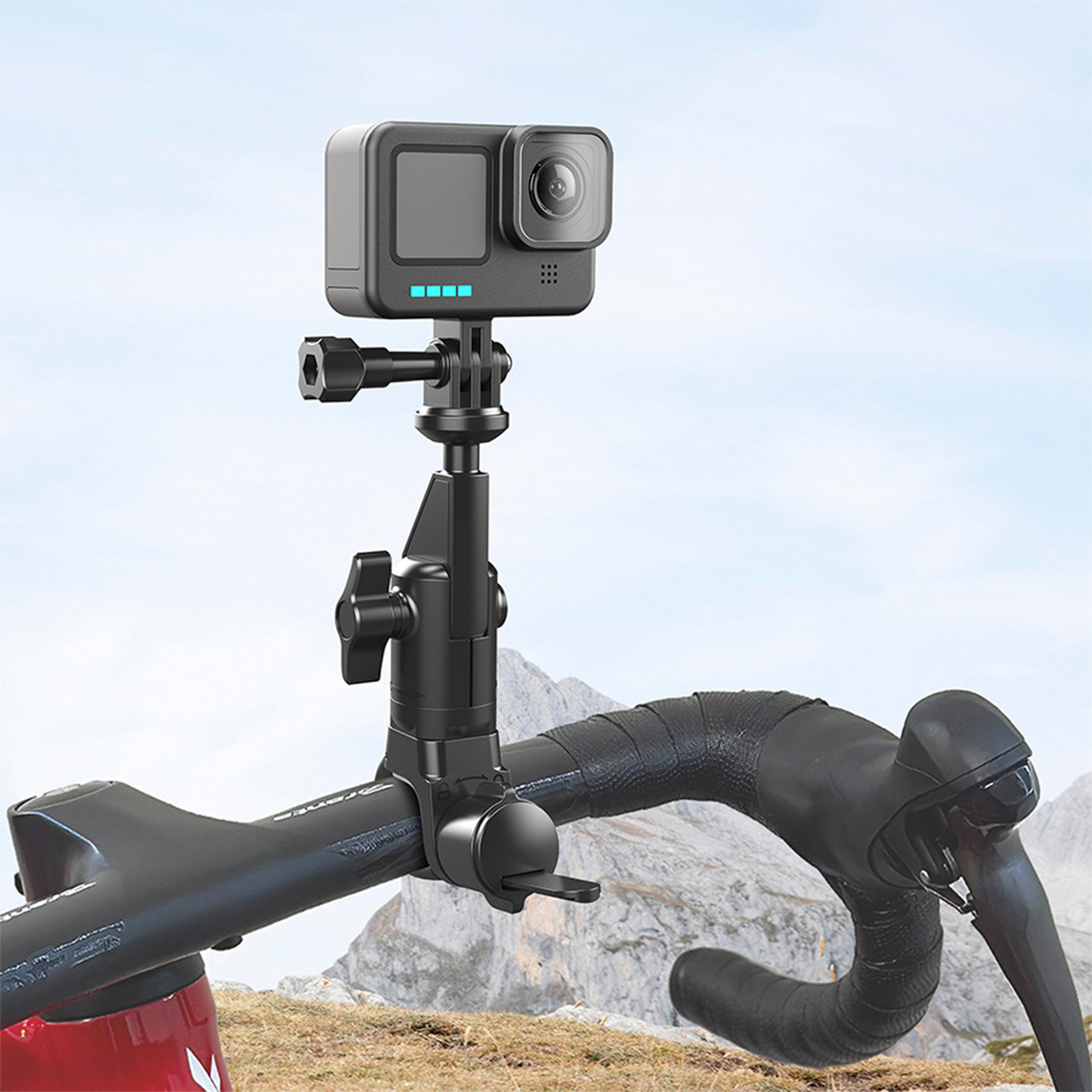 Action Camera Mount 360 Degree Action Camera Handlebar Stand beautifully-image