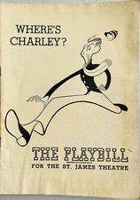 Where's Charley? - Broadway Playbill - Apr 1950 - Ray Bolger