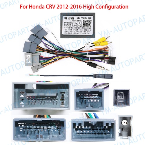 16p Car radio stereo retrofit wiring harness for Honda CRV CRV CIVIC
