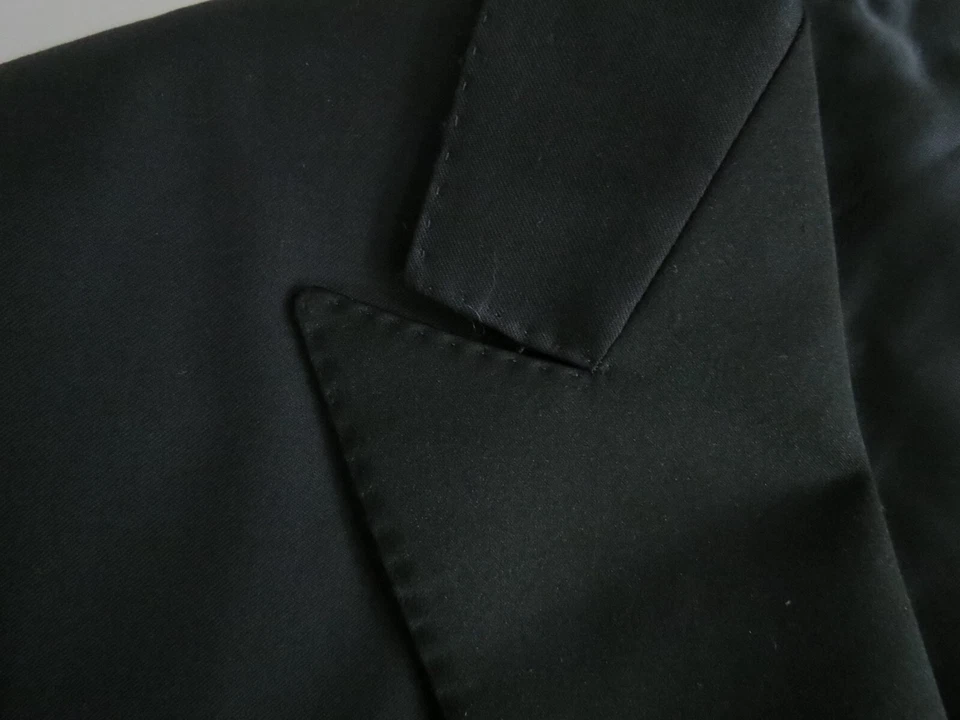 Chaqueta Esmoquin Reciente Ermenegildo Zegna MILA Micronsphere Ventilación Lateral Corte Ajustado 42 S Foto 4 de 4