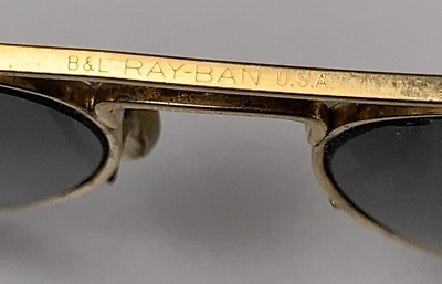 B&L Ray Ban Aviator Sunglasses 58 14 Vintage Gold Frame Case | eBay