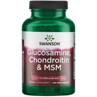 Swanson, Glucosamine, Chondroitin & Msm, 120 Tabletten