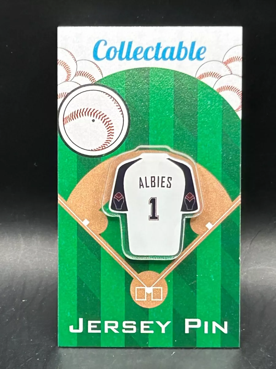 Atlanta Braves Ozzie Albies jersey lapel pin-Classic ATL