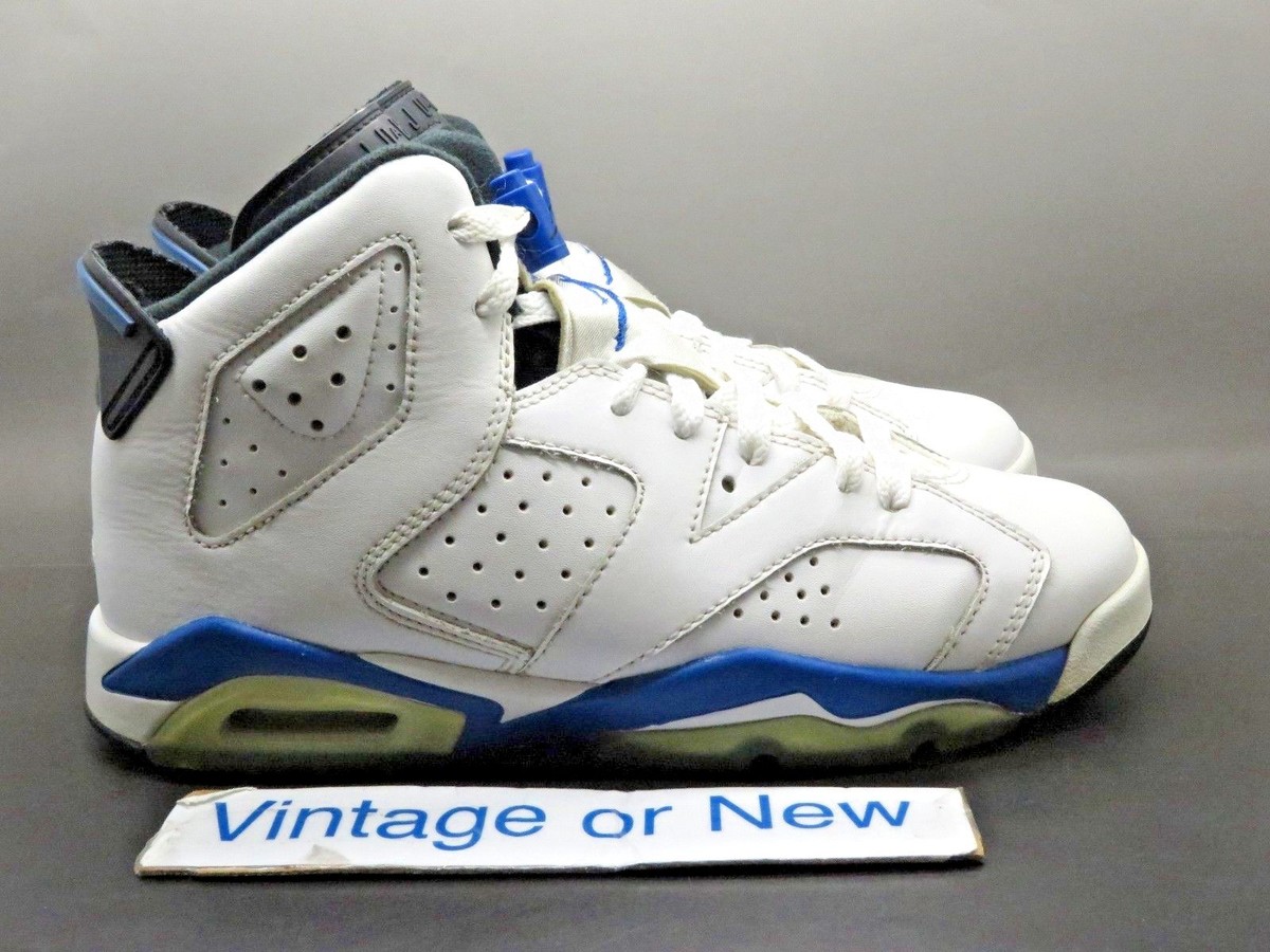 Nike Air Jordan VI 6 Sport Blue Retro BG 2014 sz 6Y | eBay