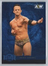 2022 SkyBox Metal Universe AEW #147 Ricky Starks Blue Spectrum