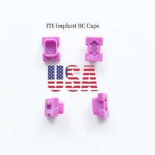 20Pcs Dental ITI Snap Caps Closed Tray RC Impression Coping Fit Straumann Purple