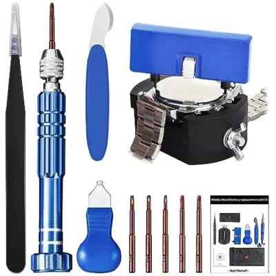Herramienta De Reemplazo De Bateria De Reloj Kit Para Quitar Y Abrir La Caja