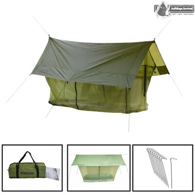 Rockland Rock Castle Camping Hängematte Zelt 2in1 Moskitonetz Tarp Outdoor