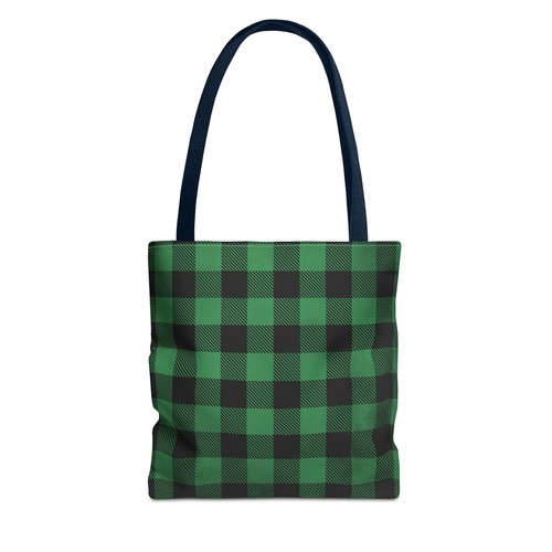Bolso de Mano a Cuadros Navidad Verde/Negro (AOP) - Imagen 38 de 61