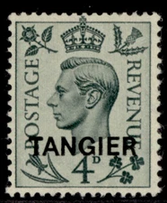 MOROCCO AGENCIES GVI SG264, 4d grey-green, M MINT. Cat £11.