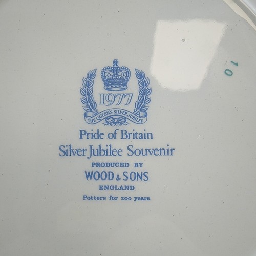 Wood & Sons, Queen Elizabeth II Silver Jubilee 1977 Commemorative Plate, Boxed - Picture 10 of 16