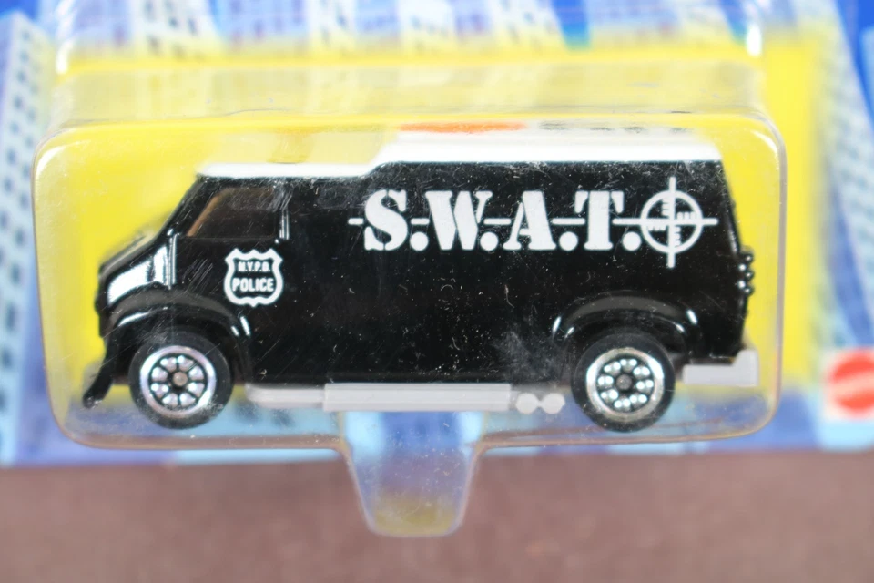 Vintage Corgi Auto City Hot Rod Custom Van SWAT NYPD Short Card LQQK - Image 2 of 4