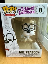 Funko Mr. Peabody Pop MINT BOX New!! with Pop Protector